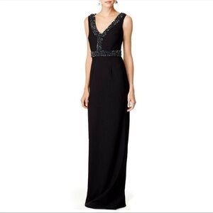 RAOUL Dark Blue  Embellished Gown-Size 4